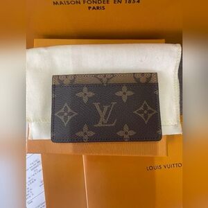 Louis Vuitton Brown Monogram Card Holder